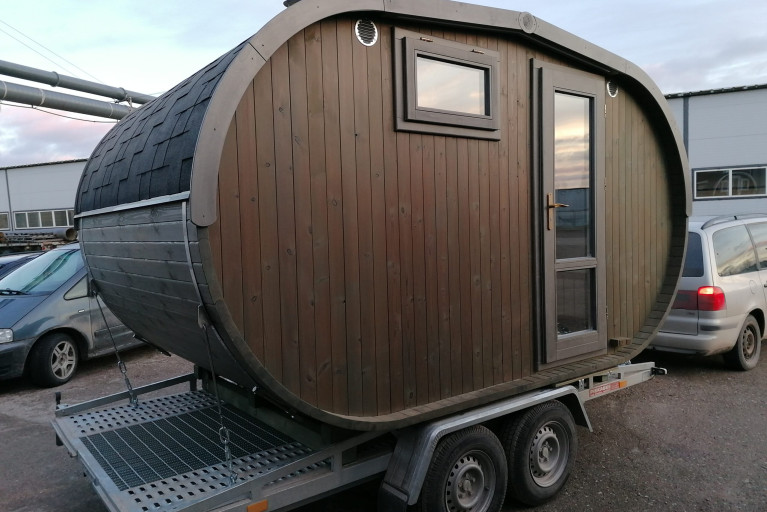 Ovale Sauna 4m
